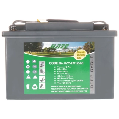 Akumulator HAZE HZY EV 12 - 65 GEL 75Ah